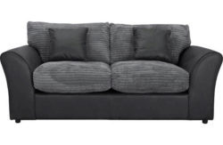 HOME New Bailey Jumbo Cord Sofa Bed - Charcoal